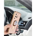 thumbnail image 6 of Compatible with Vivo X80 Pro Case Silicone TPU Shockproof Vivo X80 Pro Phone Case Plating Astronaut Cute Pattern TPU Cases with Ring (Vivo X80 Pro, Apricot), 6 of 14