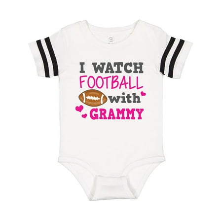 

Inktastic I Watch Football with My Grammy Gift Baby Girl Bodysuit