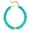 Heart beads-Blue, variant on Chunky Colorful Beaded Choker Necklace for Women - Summer Beach Round Resin Beads Necklace, Trendy Statement Summer Beach Jewelry Birthday Gifts for Vacation Holiday
