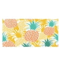 thumbnail image 2 of dinapents Oversized Beach Towel Set - 75x150cm Microfiber Quick Dry Sand Resistant Square Towel with Pineapple Tropical Print, 2 of 6