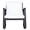 Black/White Cushion, variant on Safavieh Daire Pat Collection Adult Contemporary Solid Print Wicker And Steel Outdoor Patio Nursing Weather-Resistant Rocking Chairs with Removable Cushions, Natural/White (Set of 1)
