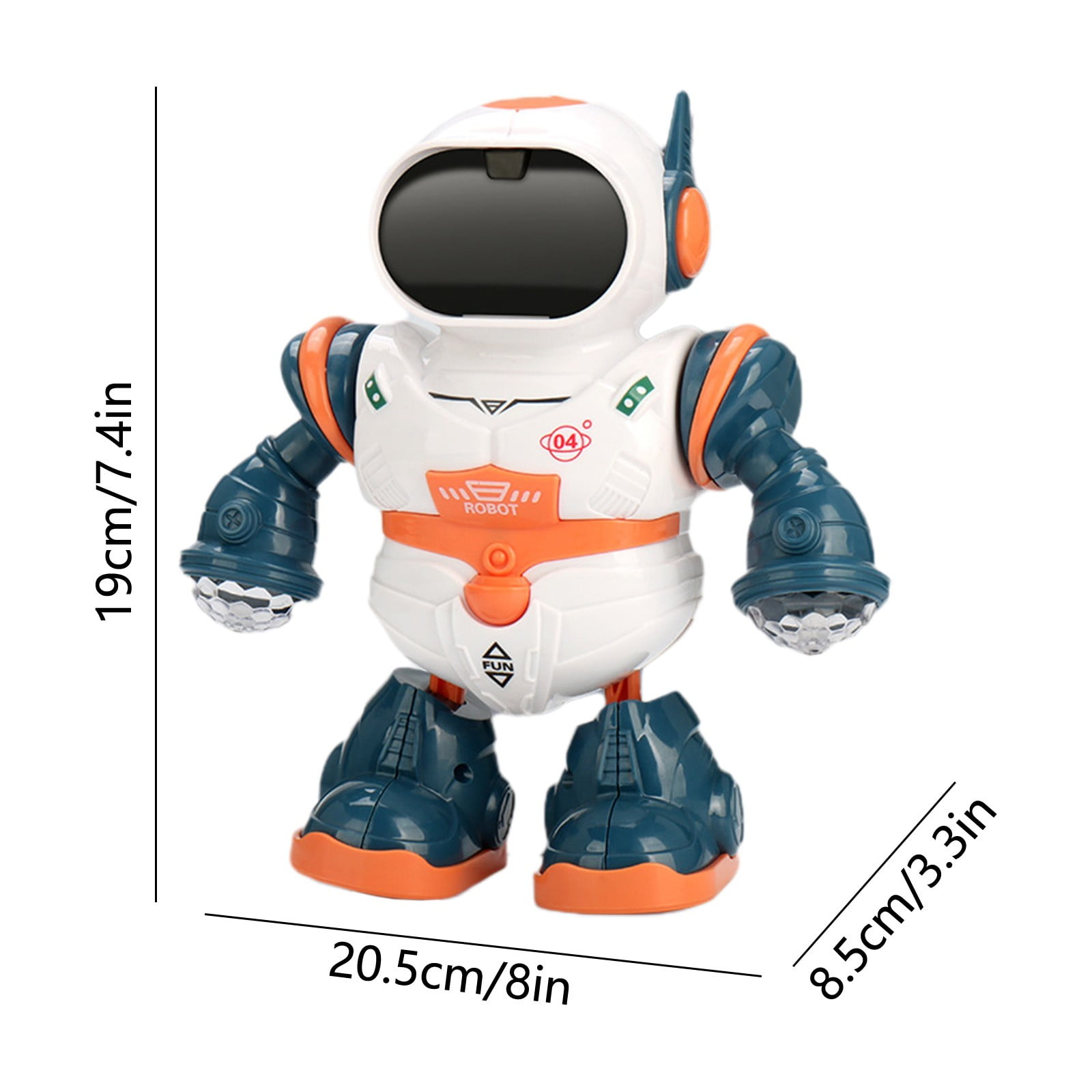 YiJuHui 3pcs Dancing Robot Toy with Music and LED Lights, Interactive Stunt Swings, Electronic Motion Tech Gift