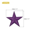 thumbnail image 2 of Uxcell 24 Pcs 5Star Patches Iron on Patches Purple Embroidered Patches Appliques Embellishments 1.1IN Repair Patch, 2 of 6