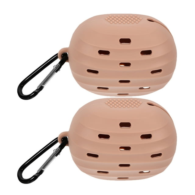2 estuches de silicona para esponjas de maquillaje, portátiles, para viaje