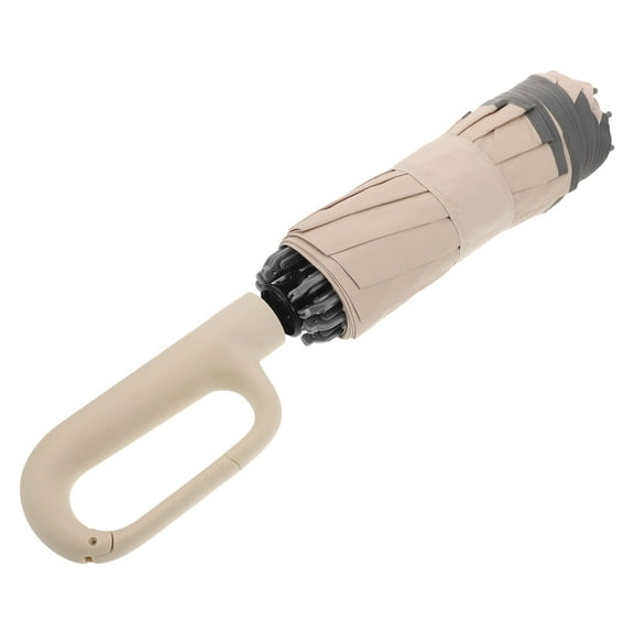 COSMOBETTY Ring Buckle Umbrella Beige 1Set 15.7X2.8X2.4In