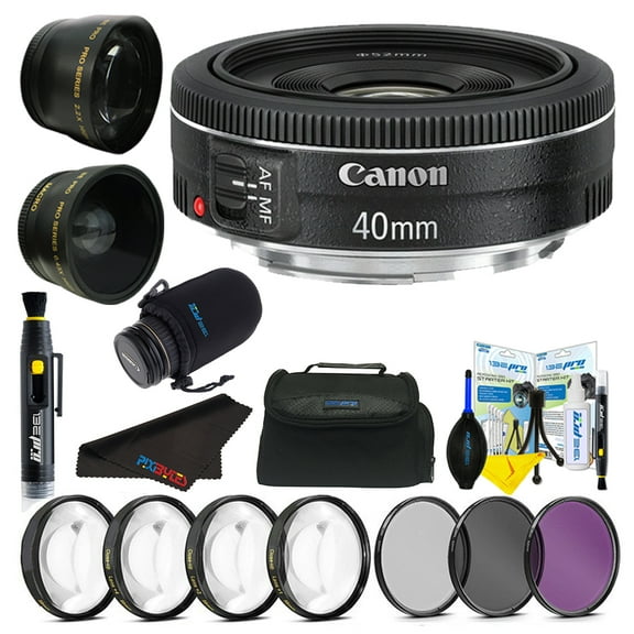 Canon EF 40mm f/2.8 STM Lens   Pixi Advanced Bundle
