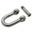 thumbnail image 4 of Extreme Max 3006.8402.4 BoatTector Stainless Steel D Shackle with No-Snag Pin - 1/2", 4-Pack, 4 of 5