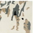 thumbnail image 4 of SAFAVIEH Bella Christiana Abstract Paint Splatter Wool Area Rug, Ivory/Grey, 2' x 3', 4 of 5