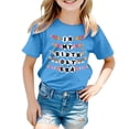 thumbnail image 4 of TZEWGL Tops For Toddler Short Sleeve Summer Crewneck Fit Basic Clothes For Girls Boys size 6-7T, 4 of 4