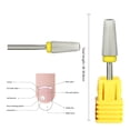 thumbnail image 4 of Broca de de uñas giratoria eléctrica para salón para remoder Amarillo XF Zulema Broca de uñas, 4 of 7