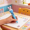 thumbnail image 1 of Retractable Pen, Staron 2026 Four-Color Easter Ballpoint Pen, Plastic Cute Cartoon Design Planner Pen for Kids Stationery Supplies, Blue, 1 of 6