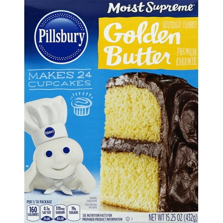 Pillsbury Baking Pillsbury 18.25 Ounce Golden Butter Cake
