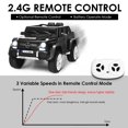 thumbnail image 6 of Infans 12V Licensed Mercedes-Benz Kids Ride On Car RC Motorized Vehicles w/ Trunk Black, 6 of 7