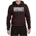 thumbnail image 2 of Wild Bobby Waymaker Inspirational/Christian Unisex Graphic Hoodie Sweatshirt, Brown, 3X-Large, 2 of 5