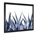 thumbnail image 2 of Designart 'Close Up Navy Blue Agave Leaves' Traditional Framed Art Print, 2 of 4