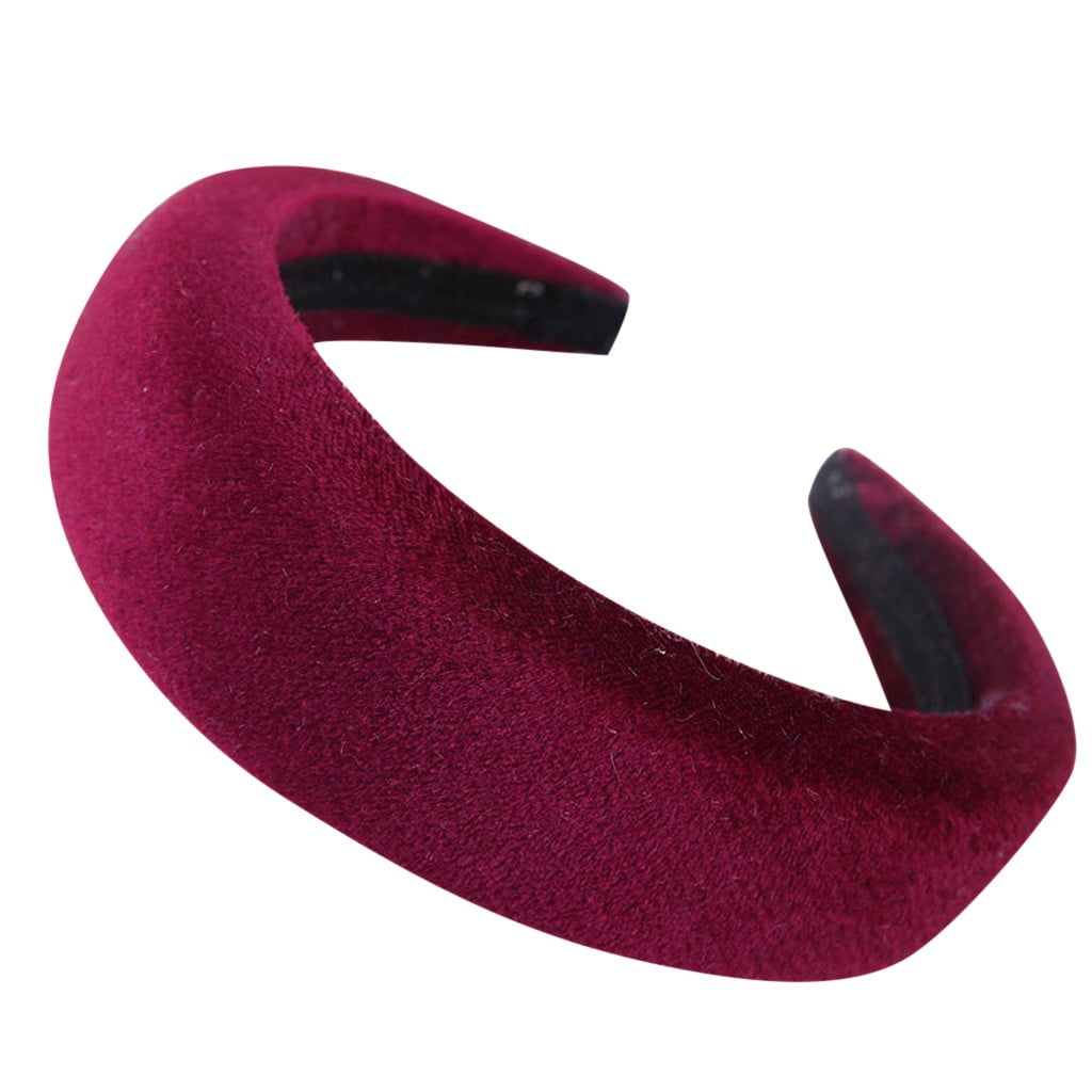 MIARHB Women Velvet covered headband padded foam headband Walmart