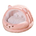 thumbnail image 4 of Cama para gatos con forma de oso, camas para perros, muebles para gatos de interior, para dormir, para dormir en interiores, otoño Rosa Yuyangstore Camas para gatos, 4 of 8