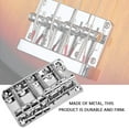 thumbnail image 2 of Bass Bridge,Professional Metal Four string Bass Guitar Bridge Bass Bridge Precision Ultra Responsive, 2 of 8