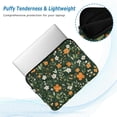 thumbnail image 2 of FORMRS 15-15.6 inch Laptop Sleeve Case Soft Carrying Quilted Computer Bag Cover, Orange Flowers, 2 of 7