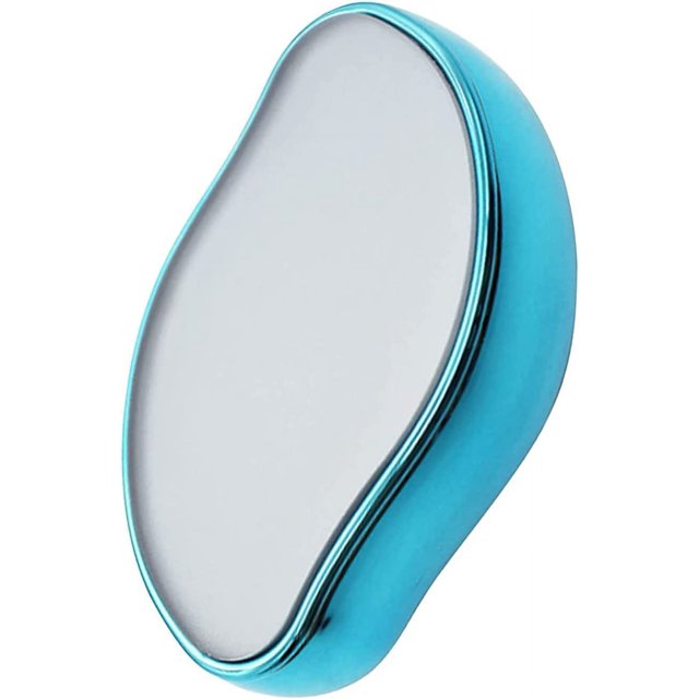 Borrador de pelo de cristal, mini depiladora mágica de cristal sin dolor, maquinilla de afeitar lavable respetuosa con la piel, lima de pedicura para pies, removedor de callos, regalo para mujeres y hombres Sailing Electrónica