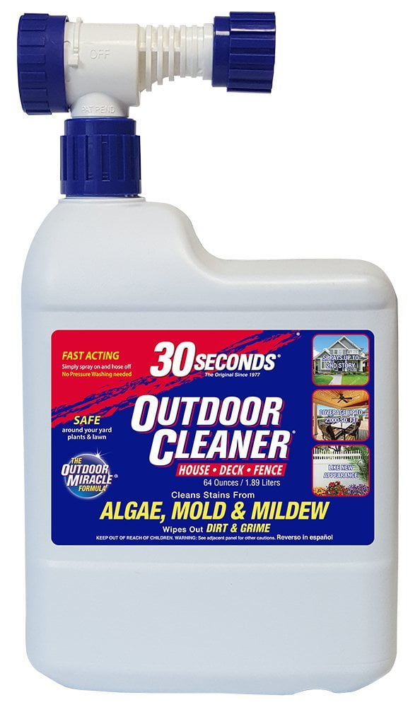 30 SECONDS Outdoor Cleaner, 64oz Hose End Attachment