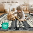thumbnail image 4 of ODIKA Aesthetic Southwestern Lattice Vintage Trellis Bathroom Printed Foldable Easy Care for Master Suite, California King, Under Bed, 4 of 7