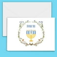 thumbnail image 2 of Paper Frenzy Menorah with Wreath Hanukah Thank You Note Cards and Envelopes - 25 pack, Menorah with Wreath Hannukah, 2 of 2