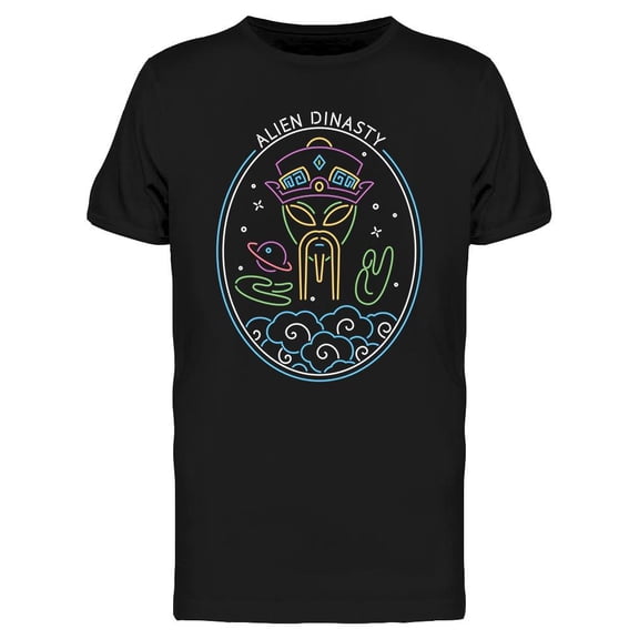 Aliens Chinese Dinasty  Design T-Shirt Men -Image by Shutterstock, Male XX-Large