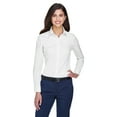 thumbnail image 1 of Crown Woven Collection® para mujer Oxford sólido BLANCO L Devon & Jones D630W, 1 of 1