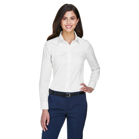 Devon & Jones Ladies' Crown Woven Collectionâ„¢ Solid Oxford - D630W