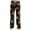 Dark Gray, variant on Soft Pajamas for Women Halloween Ghost Pumpkin Print Loose Drawstring Pj Pants Sleepwear