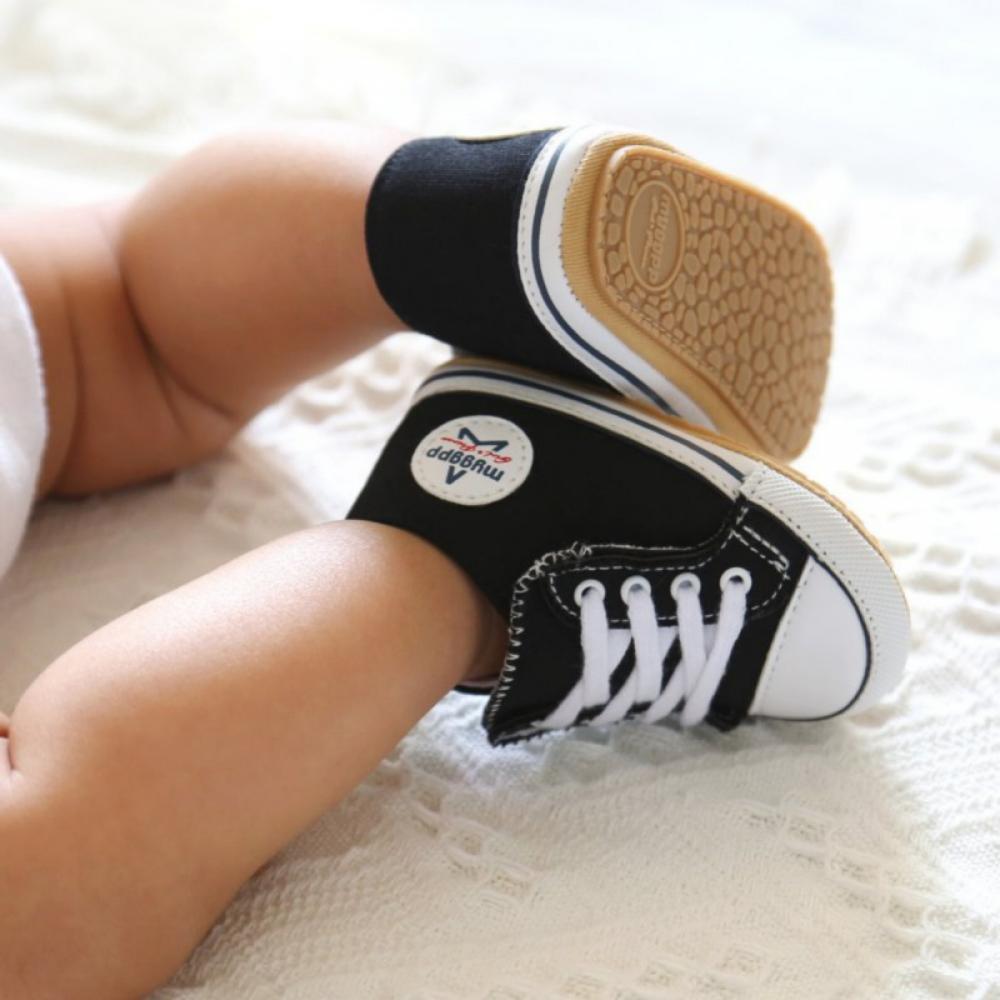 Prettyui Baby Cute Fashion Canvas Shoes Non-slip Toddler Shoes Baby Casual Shoes Unisex - image 4 of 6