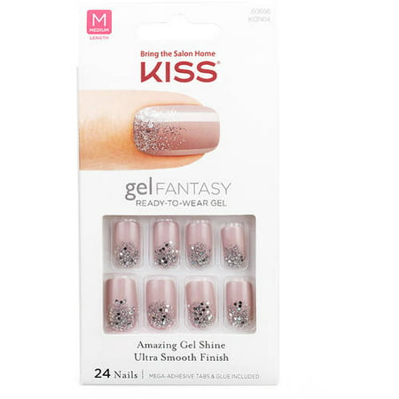 Kiss Gel Fantasy Nail Kit, 60666 Charmed Life, 48 piece - Walmart.com