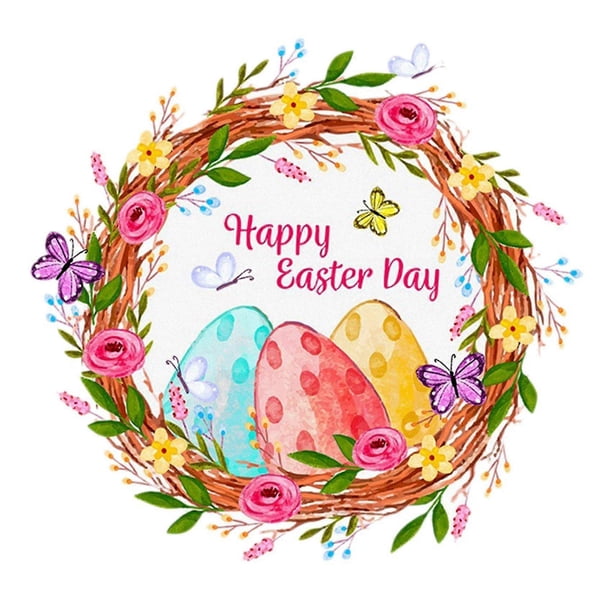 Easter Egg Wall Sticker Cartoon Home Decor Removable DIY Decal for Wall Window Decor Children Bedr
