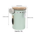 thumbnail image 2 of Coffee Storage Canister Wood Sealed Container for Home Use 1.8L, 2 of 5