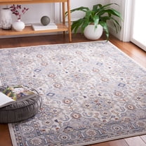 Safavieh Eternal Alease Floral Area Rug, Gray/Blue Rust, 5'3" x 7'6"