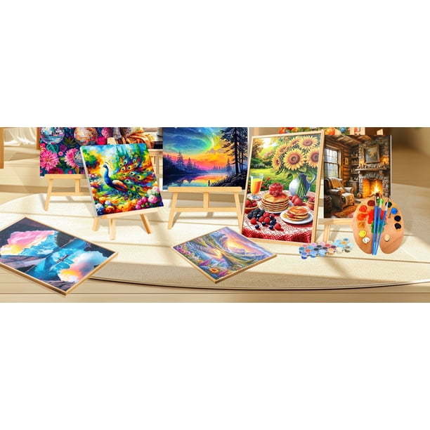 Kit Peinture Par Numéros – Toile 40x50 Cm (sans Cadre) – Pour Adultes Et Enfants Dès 10 Ans – Loisir Créatif Et Cadeau