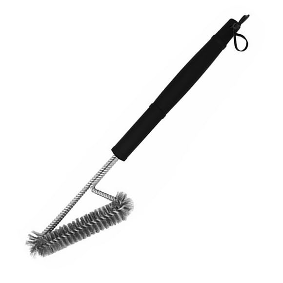 Black Rock Grill Heavy Duty Bbq Grill Brush & Scraper – 18” Stainless Steel Grill Cleaner For Infrared And Steak Stone Hot Rocks – Marinating Oil Bru Cleaning Brush
