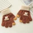 thumbnail image 2 of Bmisegm Kids Winter Gloves Kid Children Stretchy Knit Cold Weather Warm Gloves B, 2 of 5