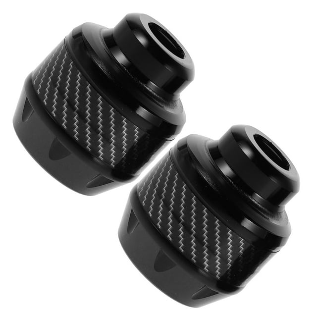 WHAMVOX 2Pcs Motorcycle Front Fork Covers Crash Protection Fork Frame Sliders Aluminum Alloy Black