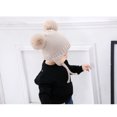 thumbnail image 4 of Coofit Bonnet à Pompon Mode Mignon Bonnet Ample Bonnet Tricoté Tuque pour Bébé, 4 of 10