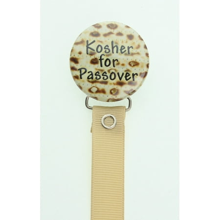 Holiday Kosher for Passover Pacifier Clip