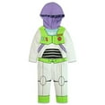 thumbnail image 4 of Disney Pixar Toy Story Buzz Lightyear Toddler Boys Costume Coverall Hood White 2T, 4 of 5