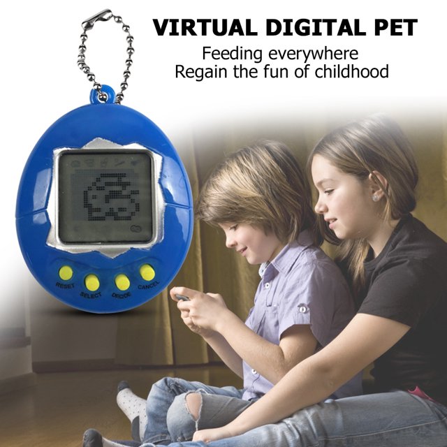 Mini juguetes de cultivo interactivos para mascotas con máquina de juego de llavero de mano para niños
