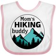 thumbnail image 3 of Inktastic Mom's Hiking Buddy with Mountains and Trees Boys or Girls Baby Bib, 3 of 4