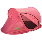Lucky Bums Quick and Portable Kids Camp Tent, Pink