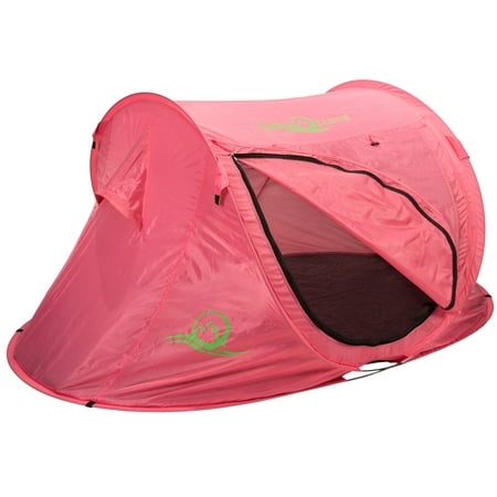 Lucky Bums Quick and Portable Kids Camp Tent, Pink