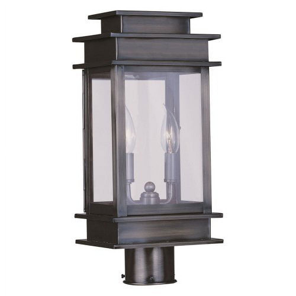 Livex Lighting Princeton 2 Light Outdoor Post Lantern