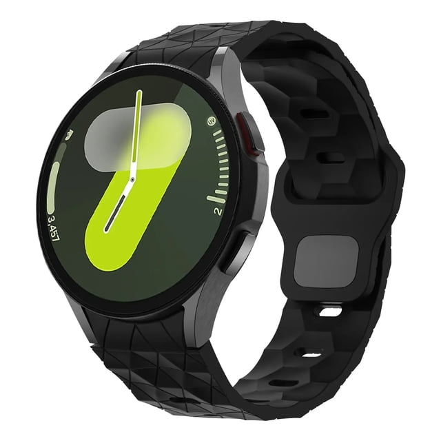 Correa de Silicona con Diseño Diamante para Galaxy Watch 7/6/5/4 Fe, Unisex, Resistente al Agua, Estilo Deportivo