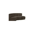 thumbnail image 4 of Meridian Furniture Arc Brown Boucle Fabric Modular Sectional, 4 of 8